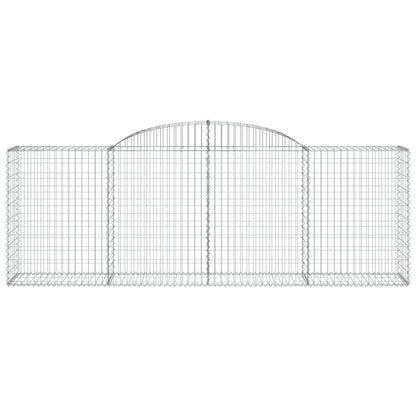 Cestas De Gaviones 13 Uds Forma De Arco Hierro 300x50x100/120cm_3