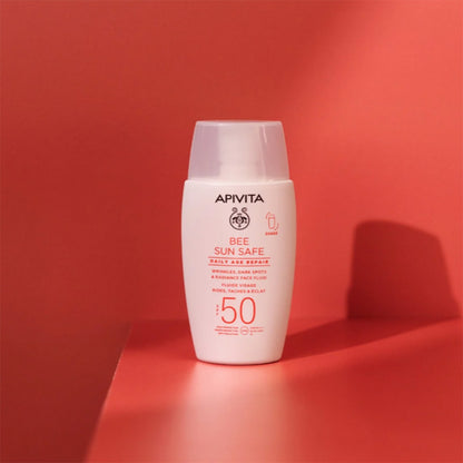 Reparación Antiedad Diaria SPF50 Apivita Fluido Facial 50ml