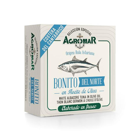 Bonito del norte en aceite de oliva AGROMAR 67 g (45 g escurrido)