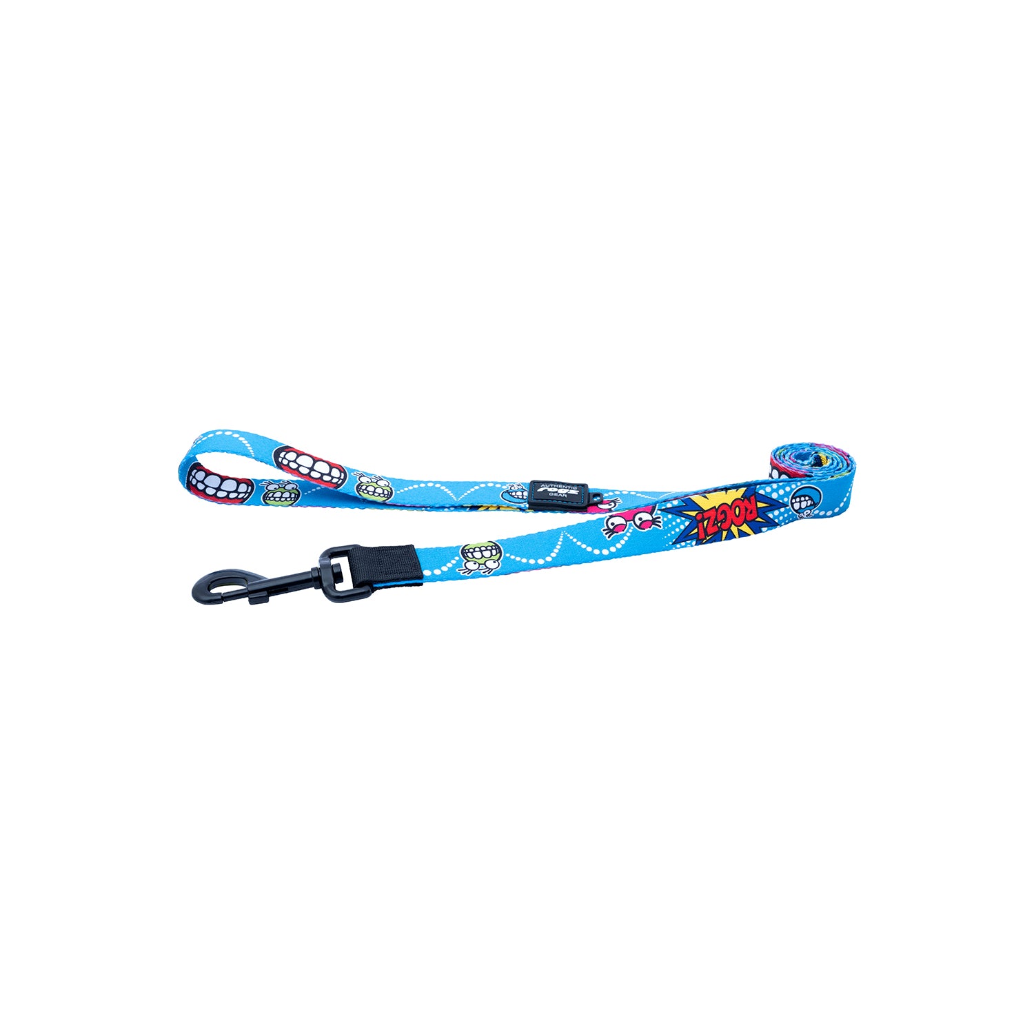 Correa Para Perro, Modelo Fusion De Rogz, Estampado Comic Azul. Talla M (12-22kg)_3