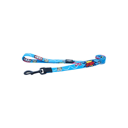 Correa Para Perro, Modelo Fusion De Rogz, Estampado Comic Azul. Talla M (12-22kg)_3