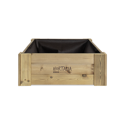 Cajón De Cultivo Madera Tratada Exterior Hortalia Box L30 120x80x30 Cm_2