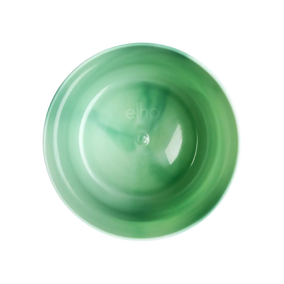 Macetero reciclado Ocean Round Elho verde pacífico 14 cm