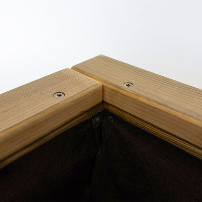 Jardinera De Madera Para Exterior Atrium Hortalia 80x34x40 Cm_4