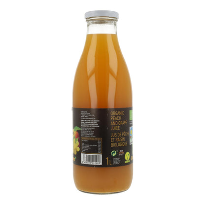 Zumo Melocotón &amp; Uva Bio 1L Delizum