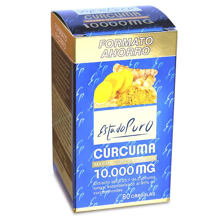 Pack 2x Estado Puro Cúrcuma Tongil Formato Ahorro 80 Cápsulas