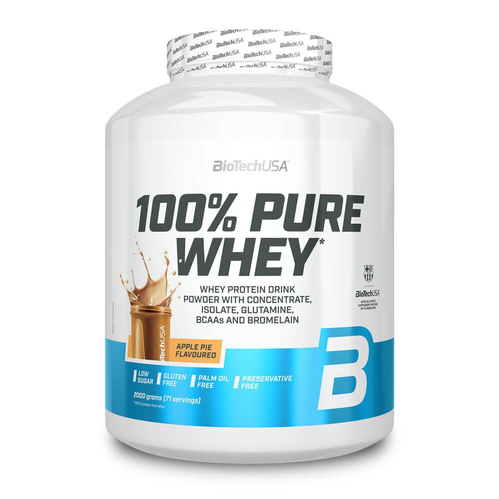 100% Pure Whey - 2kg - Chocolate Y Coco - Proteina De Suero Whey - Biotech Usa_0