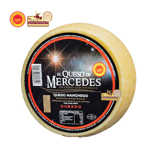 Queso Manchego D.O.P. · el Queso De Mercedes [1/4] (0,7/0,8 Kg)_0