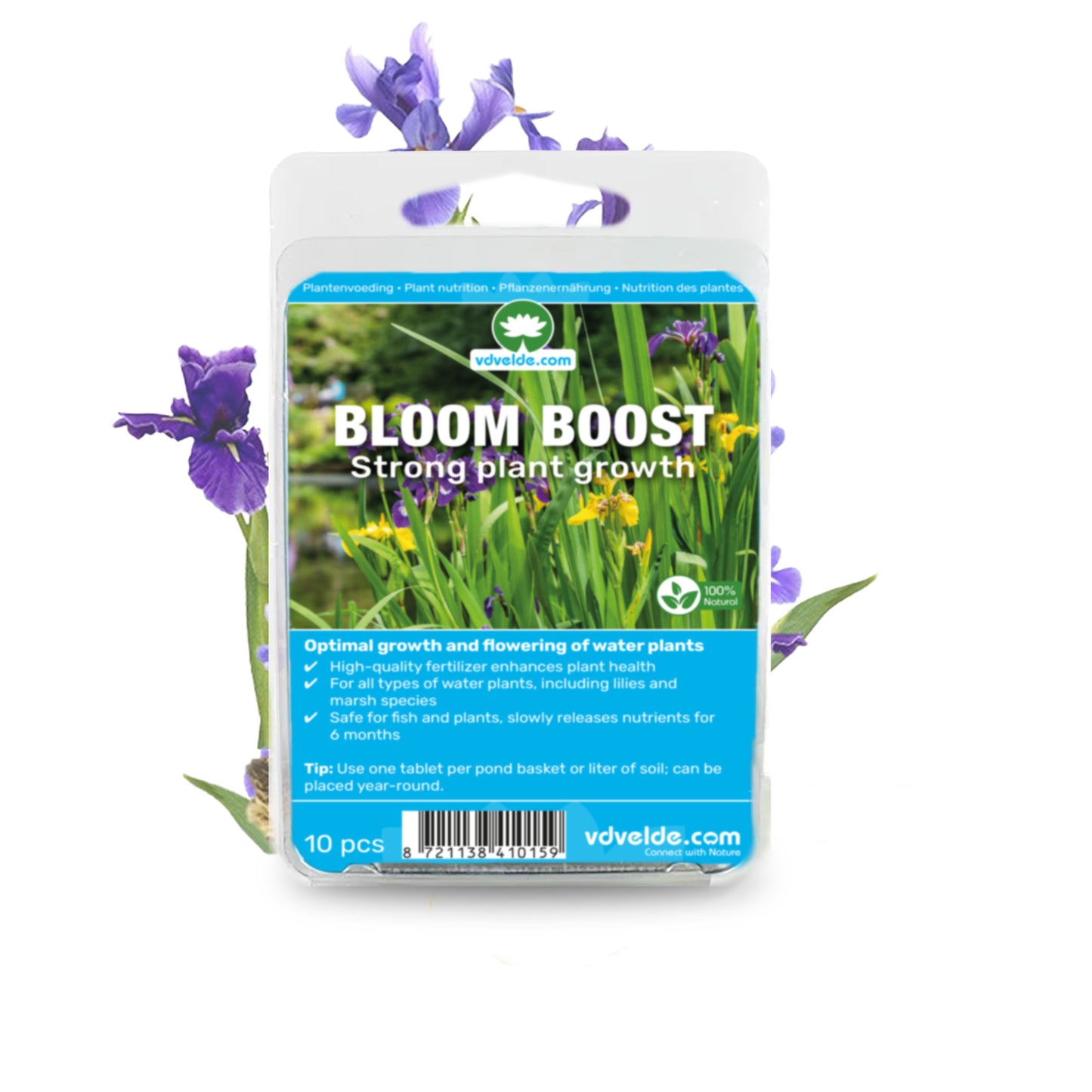 Bloom Boost Tabletas Abono 10 Unidades - Plantas Estanque - 6 Meses_0
