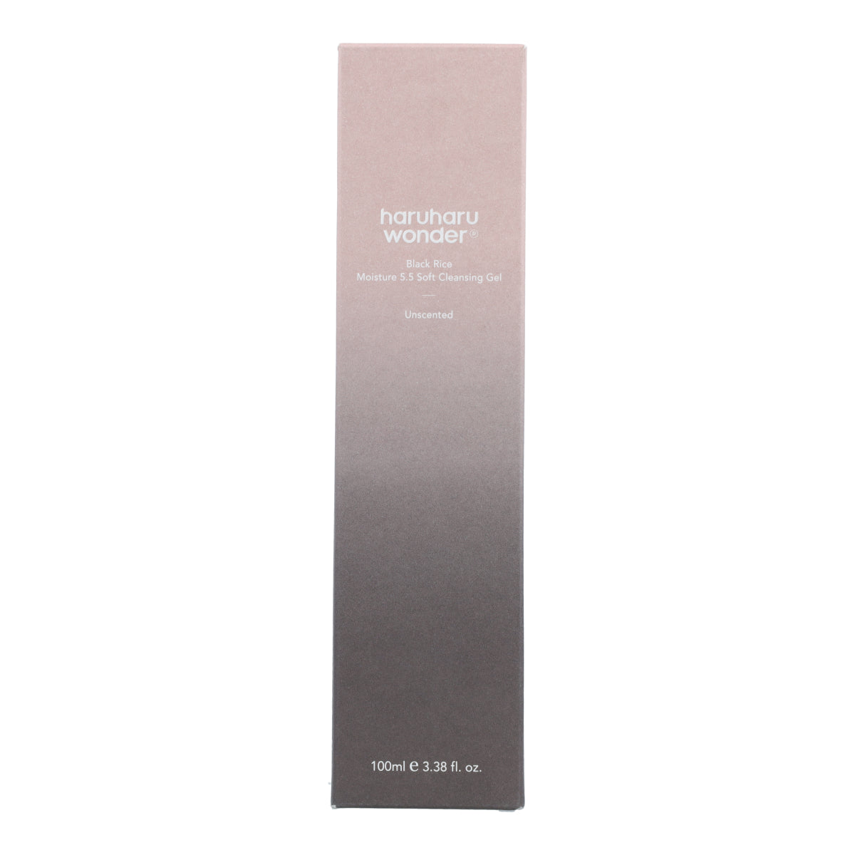 Gel limpiador Black Rice Moisture 5.5 Soft Cleansing Gel haruharu wonder 100 ml