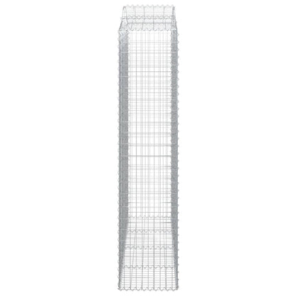 Cestas De Gaviones 6 Uds Forma De Arco Hierro 200x50x220/240 Cm_4