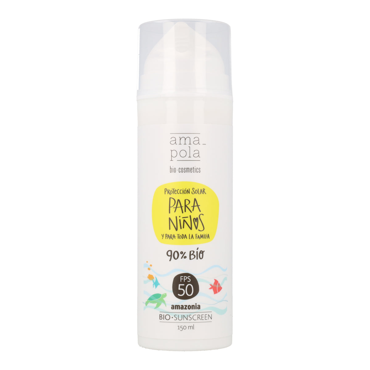 Protector solar infantil SPF 50 Amazonia Amapola 125 ml