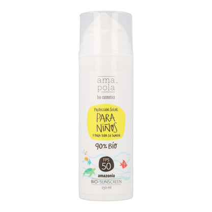 Protector solar infantil SPF 50 Amazonia Amapola 125 ml