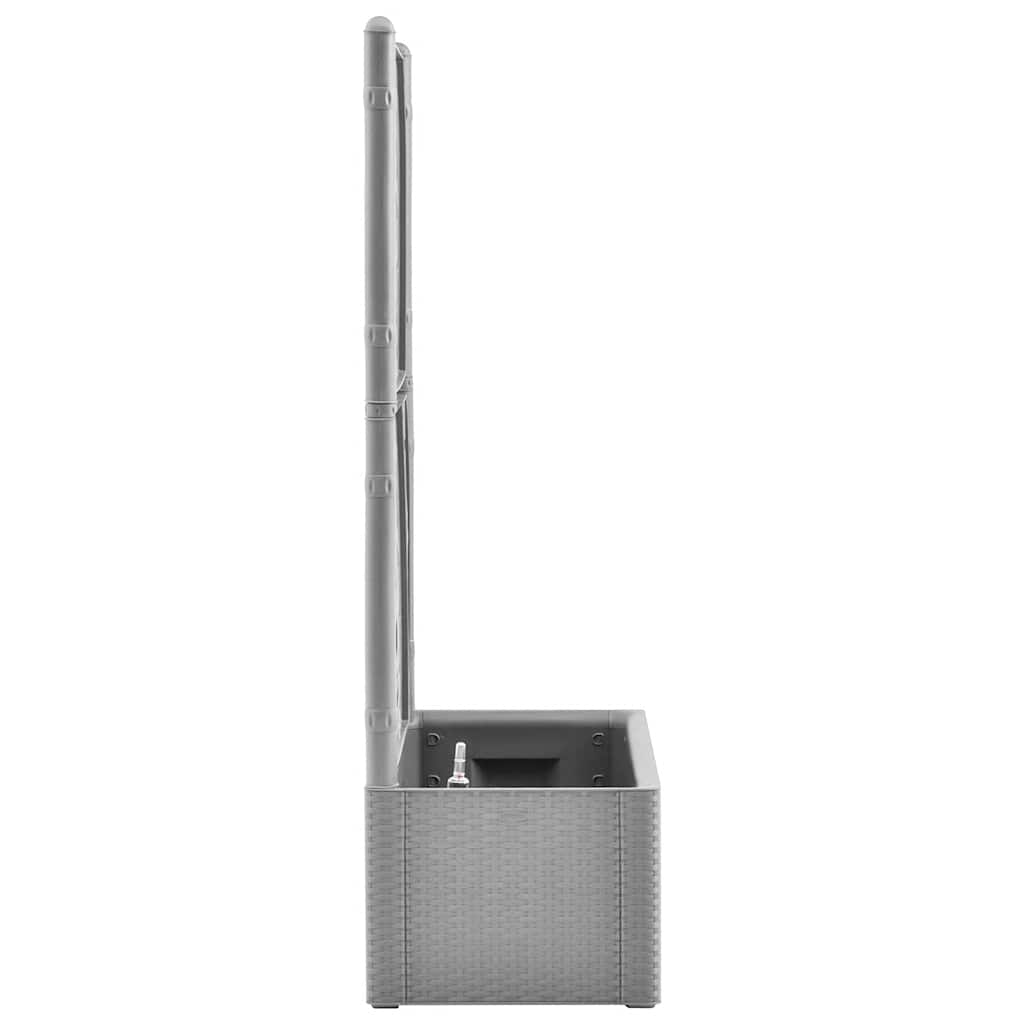 Arriate Con Enrejado Y Sistema De Riego Automático Gris_3