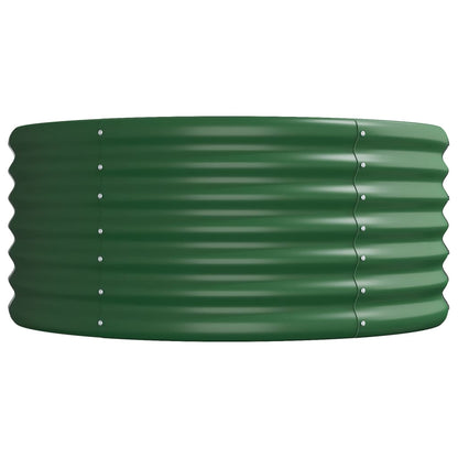 Jardinera Arriate Acero Galvanizado Verde 368x80x36 Cm_3