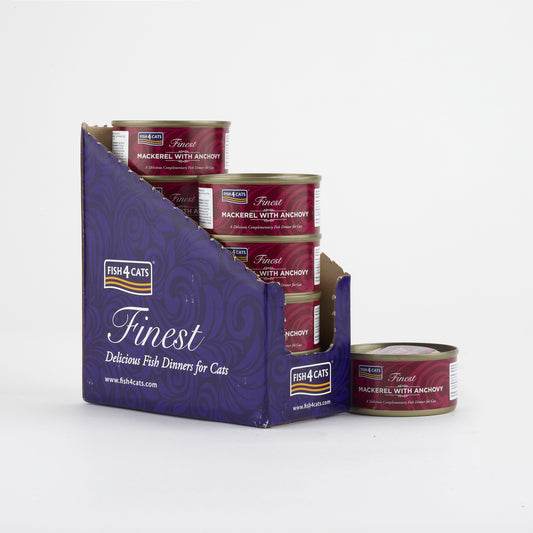 Fish4cats Filete Para Gato – Caballa Con Anchoas 70 G (pack De 10)_0