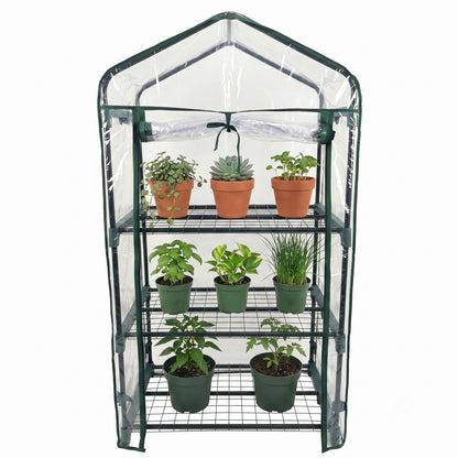 Invernadero Jardín 3 Alturas Pvc Impermeable Nyana Garden Acero Resistente Ideal Invierno_0