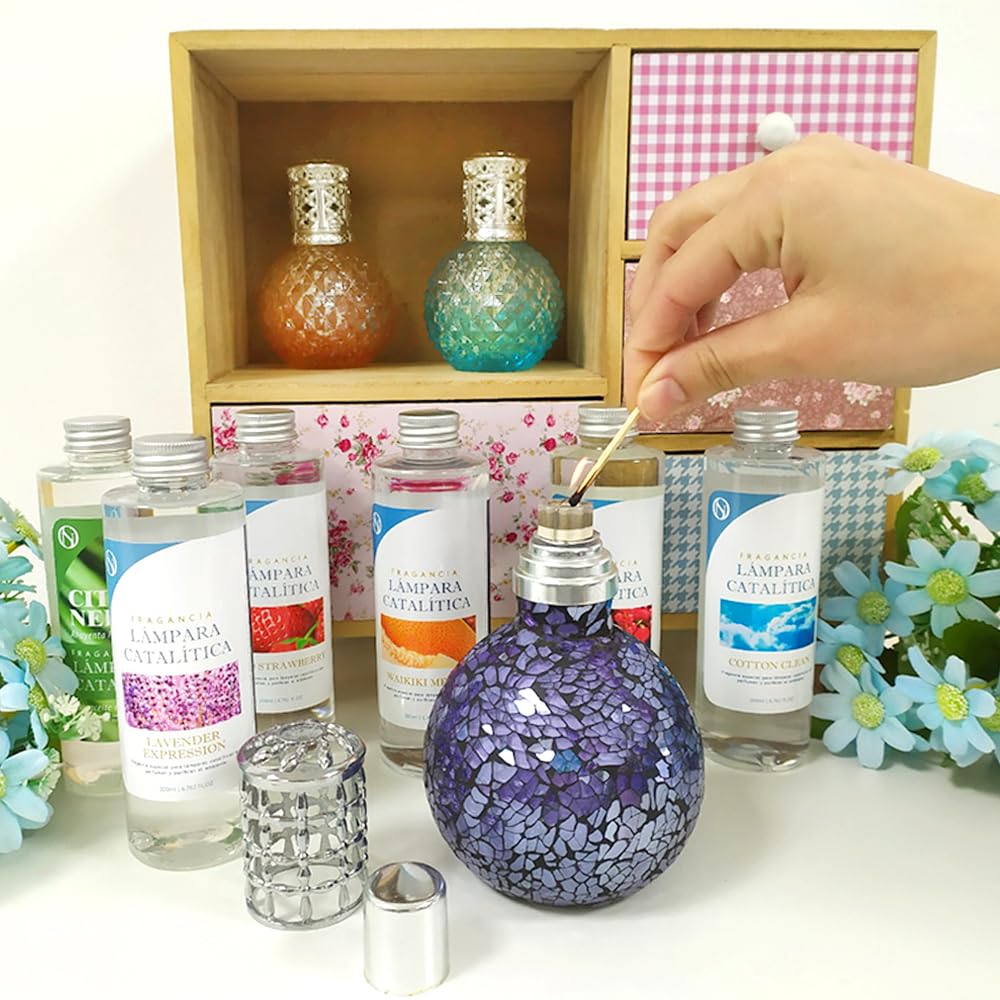 Pack 2x Fragancia Neutra Para Lámpara Catalítica 200ml: Líquido Limpiador Para Limpieza De Mecha Y Cambio De Fragancias_5