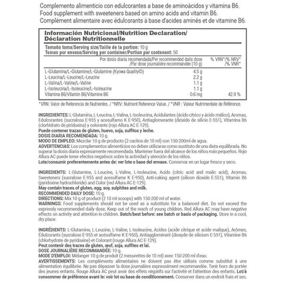 Bcaa + Glutamina Kyowa® - 500g - Sandias De Gominola - Mejora La Resistencia - Masmusculo_5