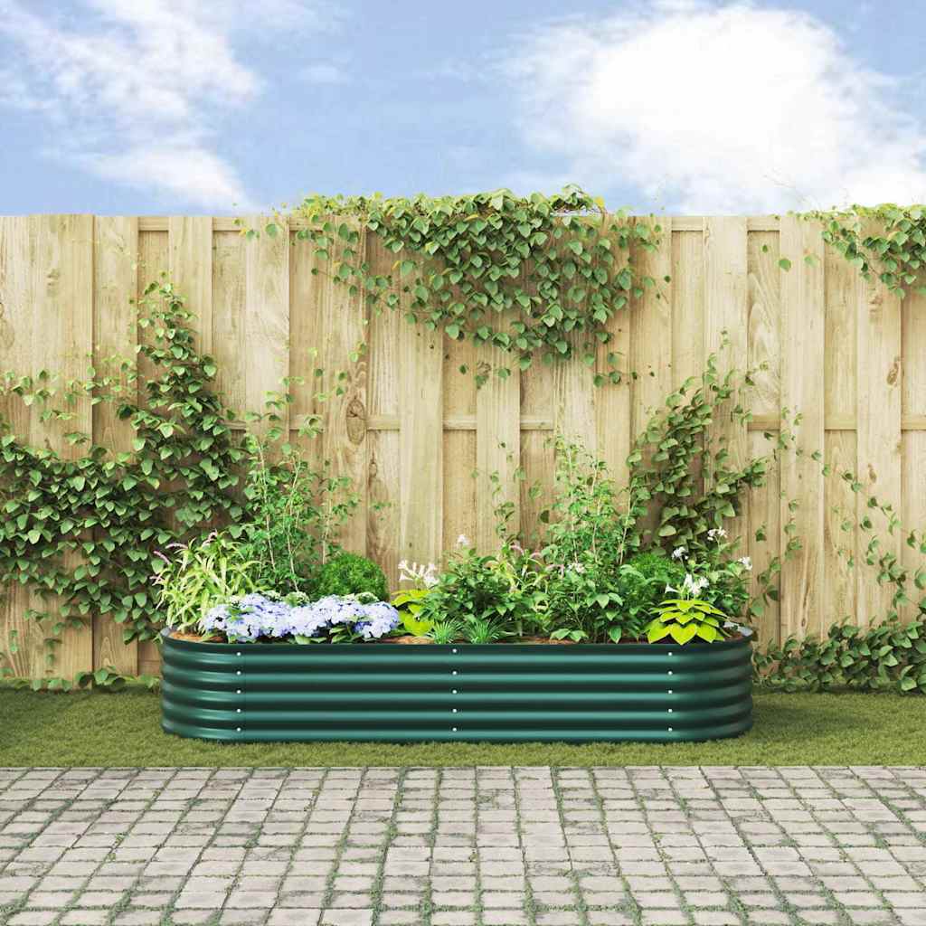 Cama Elevada Verde 240 X 80 X 44 Cm Acero_3