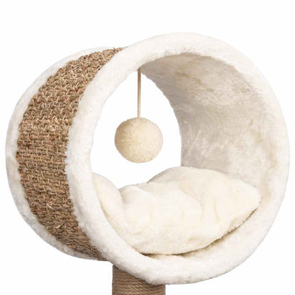 Árbol Para Gatos Túnel Superior Y Juguete Hierba Marina 56 Cm_4