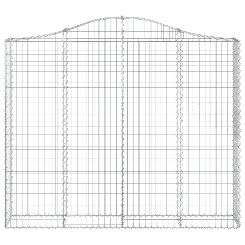 Cestas Gaviones 5 Uds Forma De Arco Hierro 200x30x160/180 Cm_3