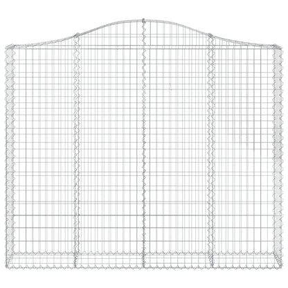 Cestas Gaviones 5 Uds Forma De Arco Hierro 200x30x160/180 Cm_3