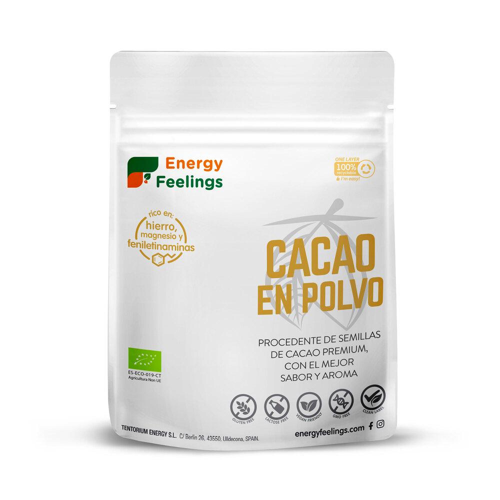 Cacao en polvo sin azúcar ECO Energy Feelings 1 kg