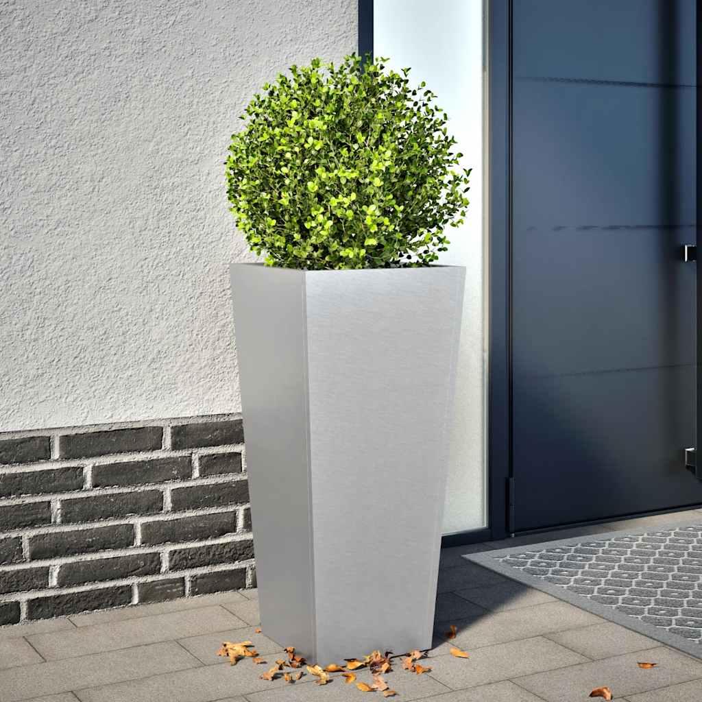 Jardinera De Acero Inoxidable 35x35x75 Cm_1