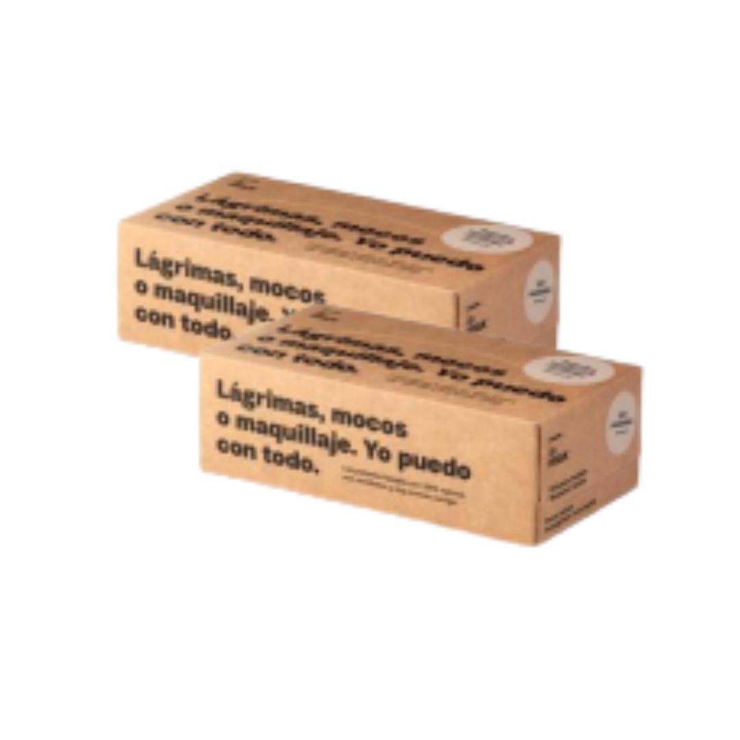 Pack PROMO 2x Pañuelos faciales  en caja Ismax 150 Uds