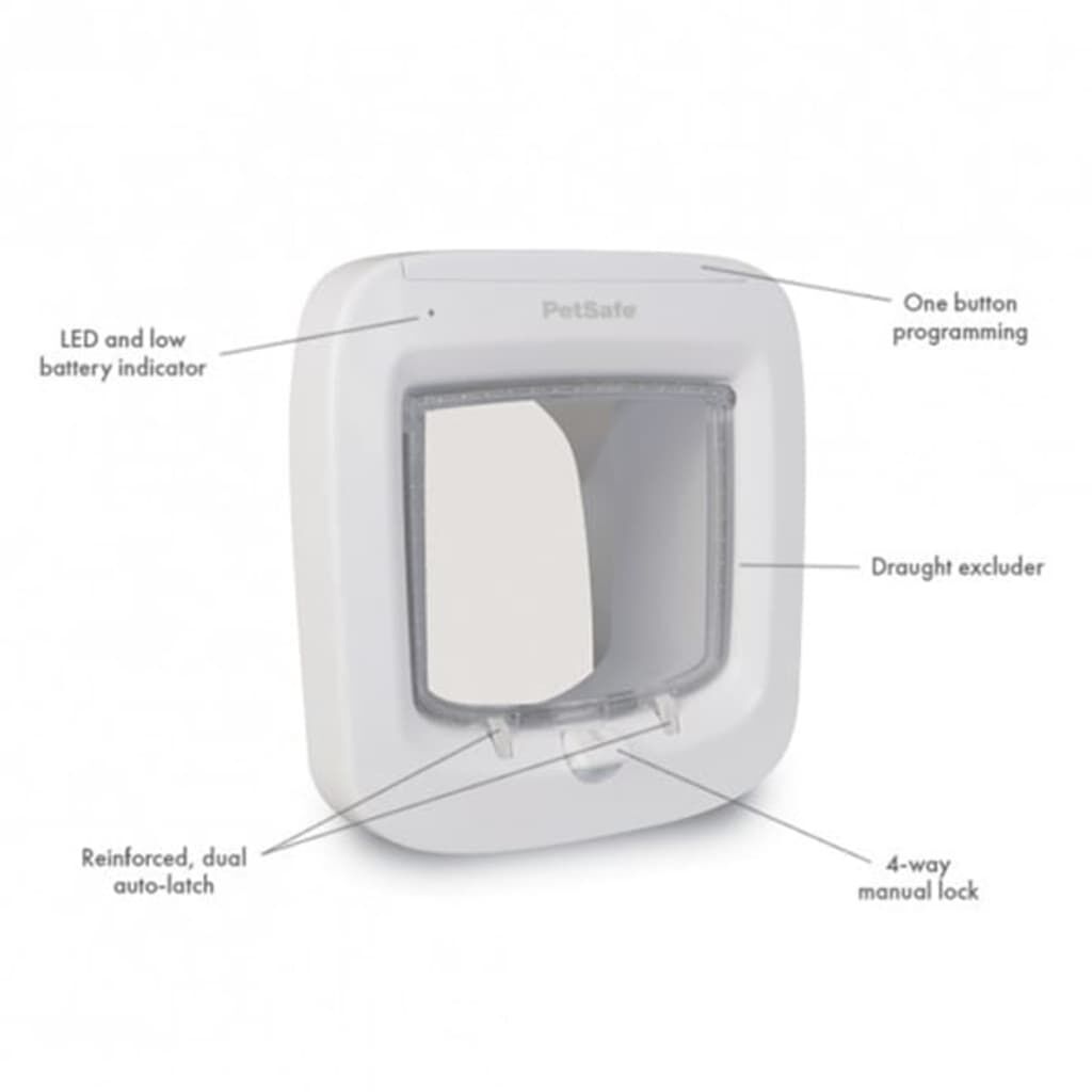 Petsafe Gatera De Microchip Blanca Ppa19-16145_3