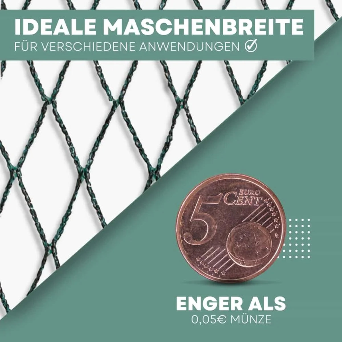 Red De Protección Para Estanque 12x25m (300m²), Malla Hdpe Anti Pájaros Uv Resistente_1