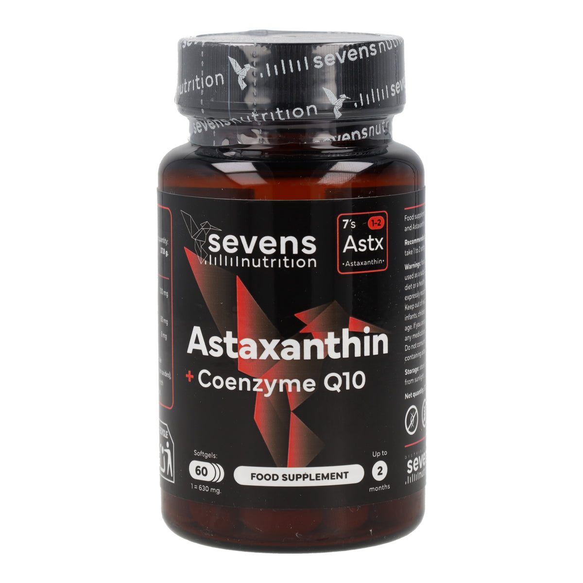 Astaxantina con CoQ10 Sevens Nutrition 60 cápsulas