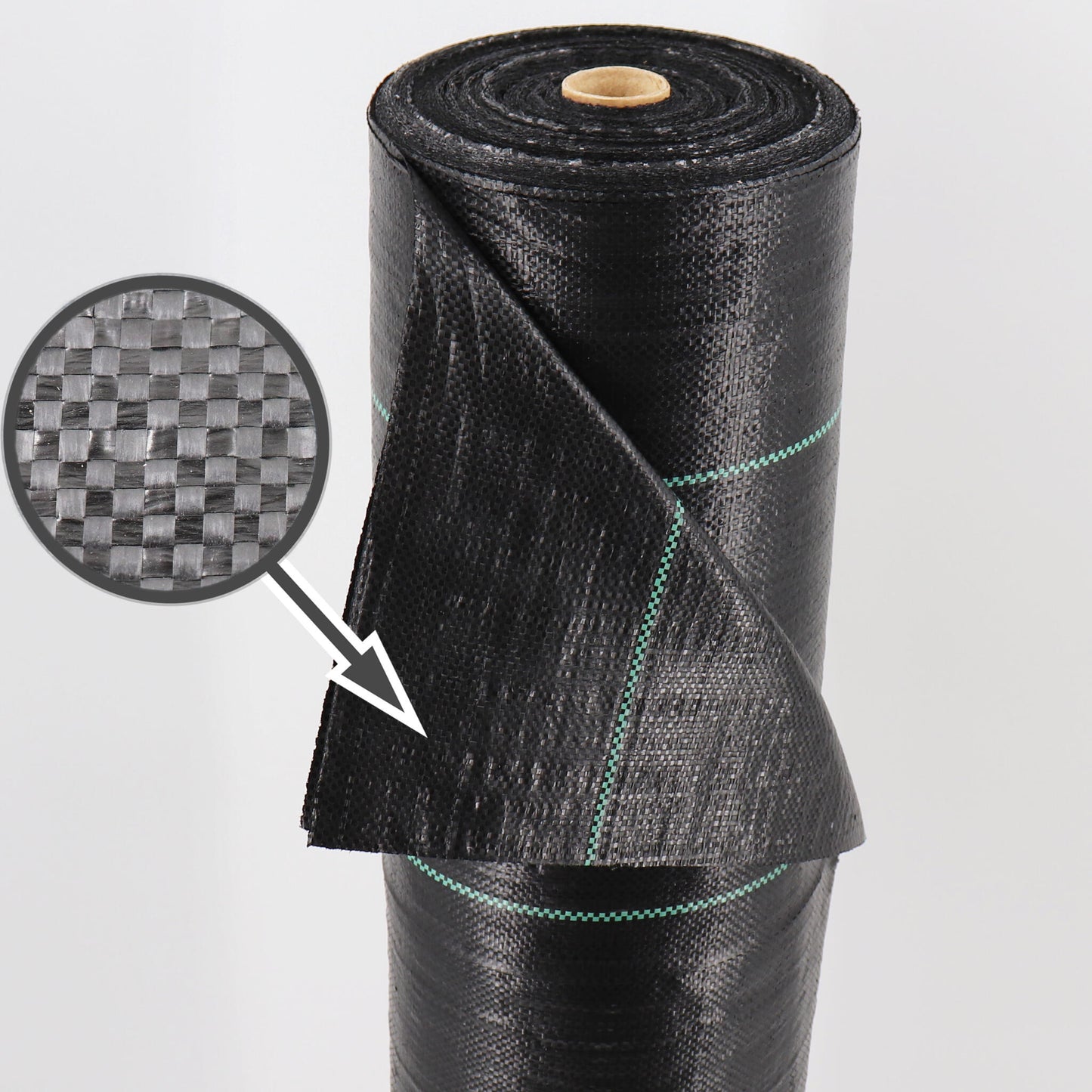 280m² Tejido De Suelo Película Contra Malas Hierbas Película Para Mantillo 100 G 1 M De Ancho Negro_3