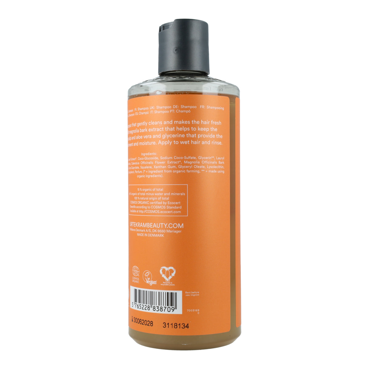 Champú para Niños de Caléndula Urtekram 500 ml