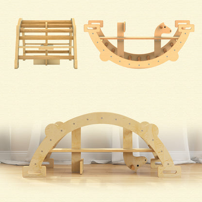 Arco De Escalada Aiyaplay Madera Madera Natural 110x52x45 Cm 331-100v00nd_2