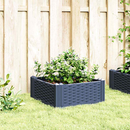 Jardinera Con Clavijas Pp Azul Gris 42,5x42,5x28,5 Cm_2