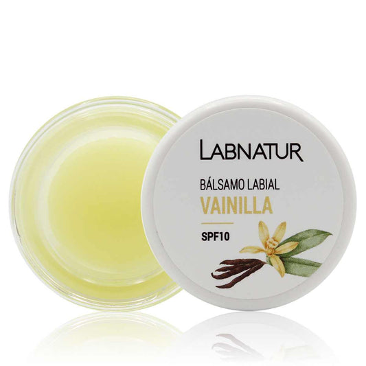 Bálsamo Labial de Vainilla Labnatur 15 ml | Hidrata, Nutre y Protege | Aguacate, Karité, Vitamina E y SPF10_0