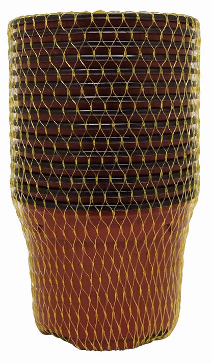 Maceta Polipropileno marrón 9 x 6,8 cm 15 uds