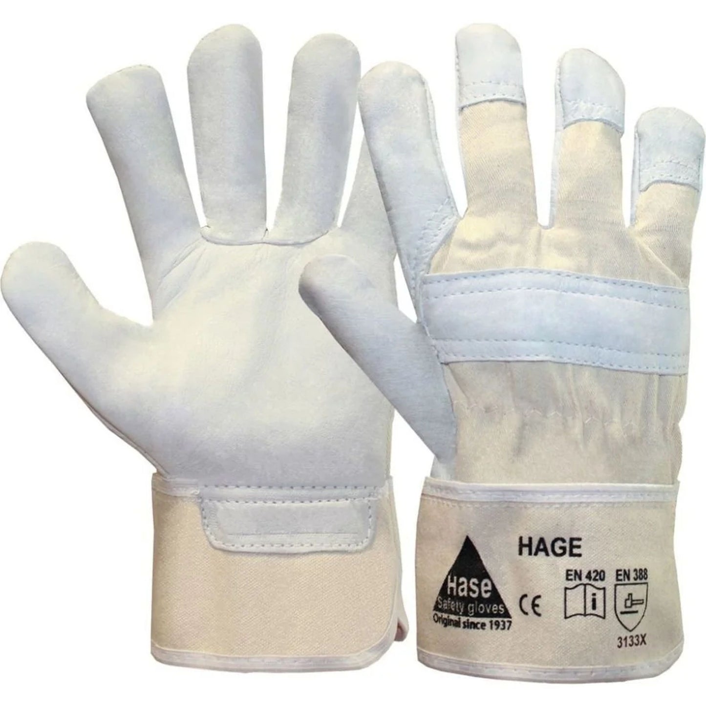 Guantes De Trabajo De Cuero Talla 10, Guantes Resistentes Y Seguros_0