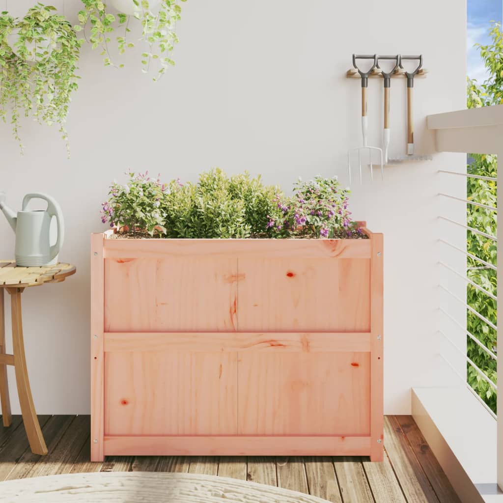 Jardinera Madera Maciza De Abeto Douglas 90x50x70 Cm_2