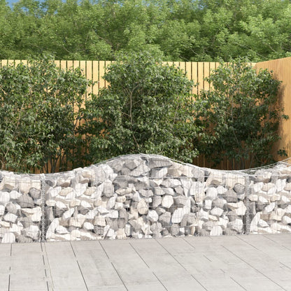 Cestas De Gaviones 20 Uds Forma De Arco Hierro 200x50x60/80 Cm_1