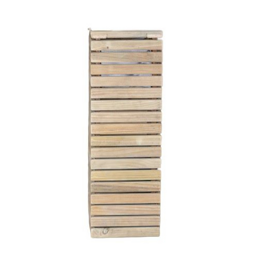 Jardinera Luxe Torre De Madera Tratada Vidahuerto 30x30x90 Cm._0