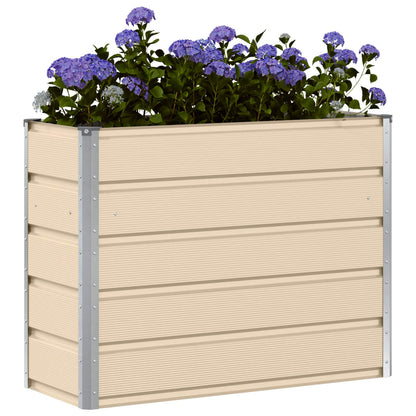Jardinera Marfil 100 X 40 X 75 Cm Acero_2