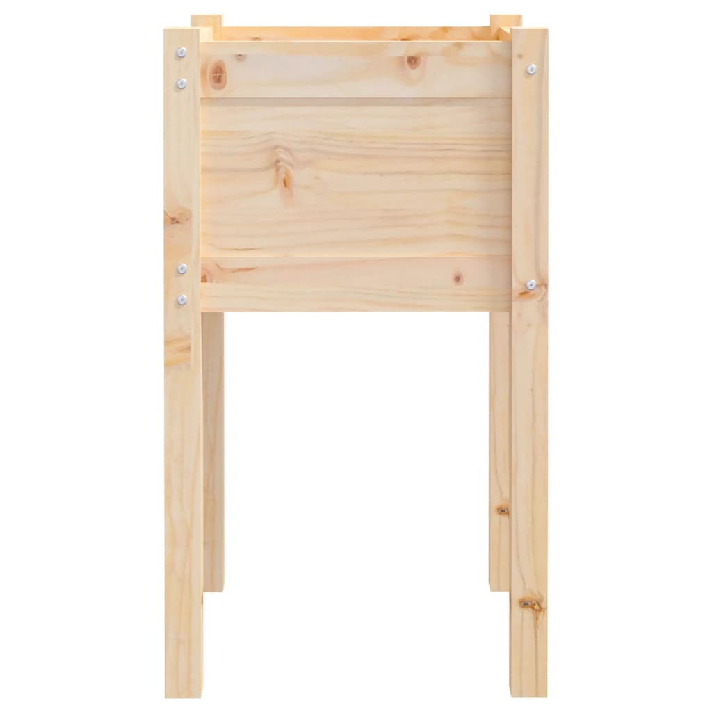 Jardinera De Madera Maciza De Pino 50x50x70 Cm_3