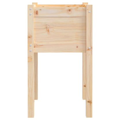 Jardinera De Madera Maciza De Pino 50x50x70 Cm_3