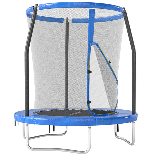 Cama Elástica Sportnow Acero, Pp Azul 183x183x200 Cm A71-044v00bu_0