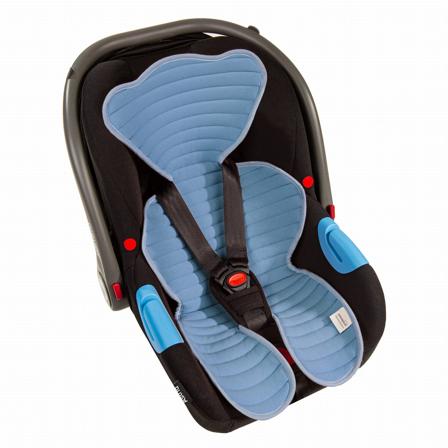 Colchoneta Unviersal Transpirable Para Silla De Coche Petrol_0