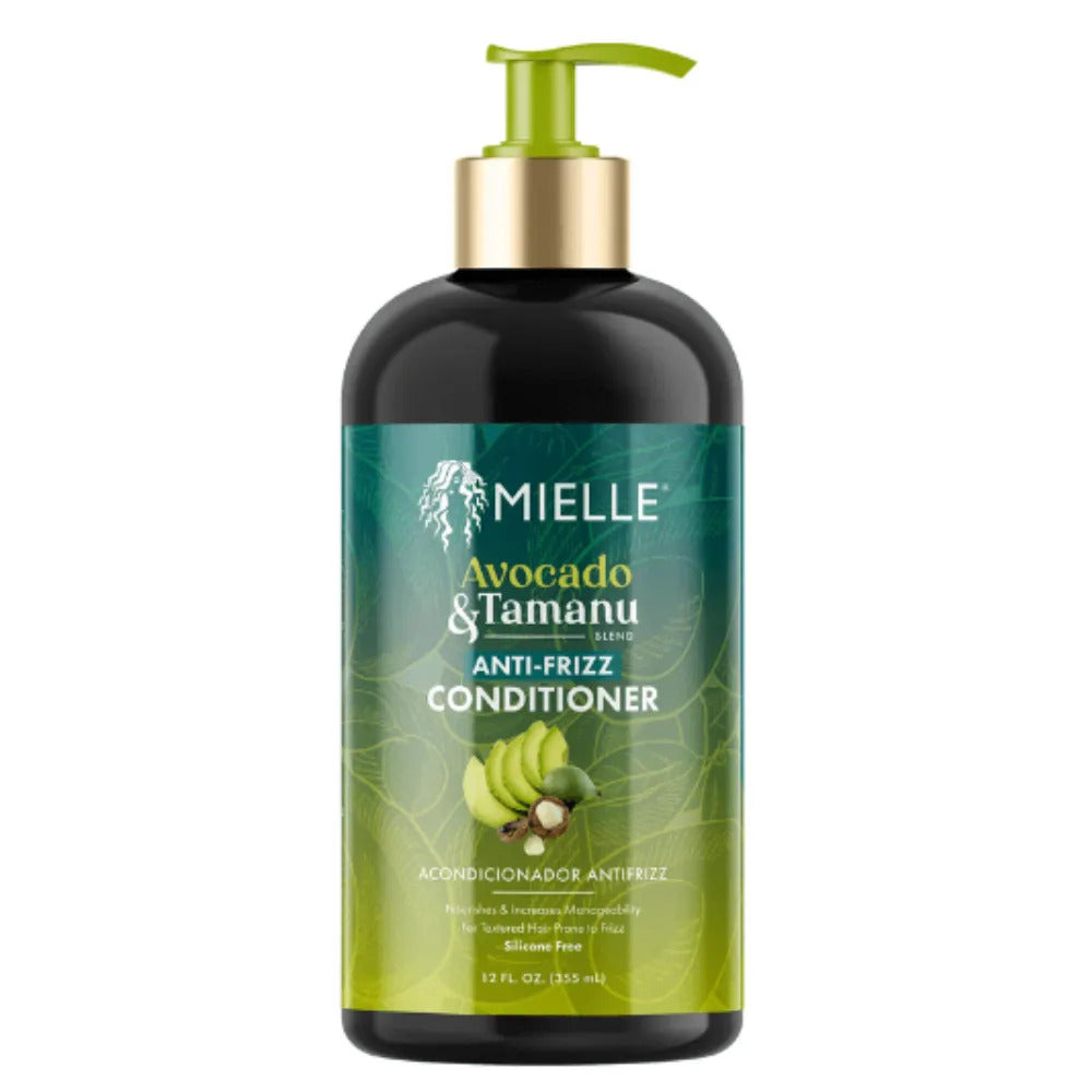 Acondicionador Anti-frizz Aguacate Y Tamanu Mielle Organics 355ml_0