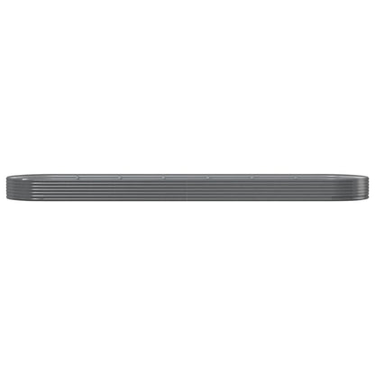 Jardinera Arriate Acero Galvanizado Gris 600x140x36 Cm_2